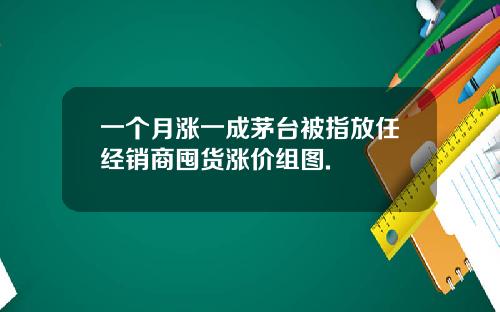 一个月涨一成茅台被指放任经销商囤货涨价组图.