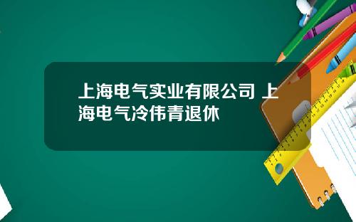 上海电气实业有限公司 上海电气冷伟青退休