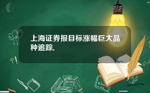 上海证券报目标涨幅巨大品种追踪.