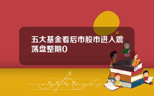 五大基金看后市股市进入震荡盘整期0