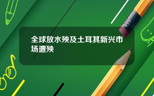 全球放水殃及土耳其新兴市场遭殃