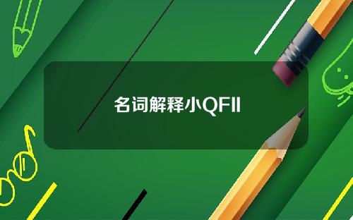 名词解释小QFII