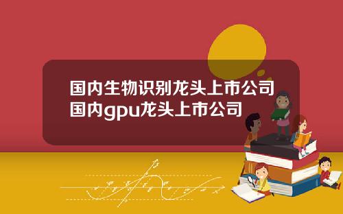 国内生物识别龙头上市公司国内gpu龙头上市公司