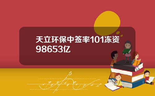 天立环保中签率101冻资98653亿