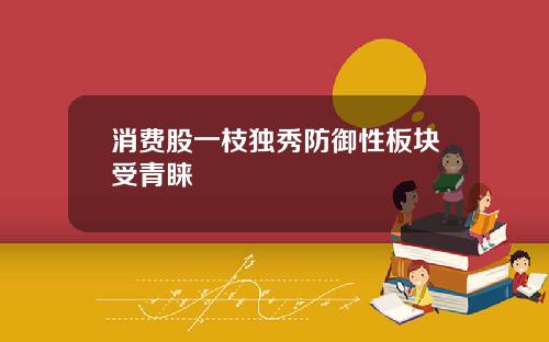 消费股一枝独秀防御性板块受青睐