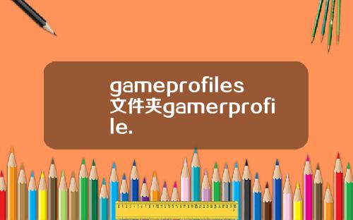 gameprofiles文件夹gamerprofile.