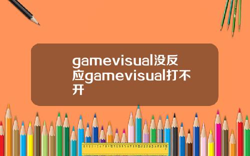 gamevisual没反应gamevisual打不开