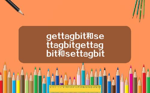 gettagbit和settagbitgettagbit和settagbit什么区别