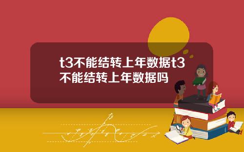 t3不能结转上年数据t3不能结转上年数据吗