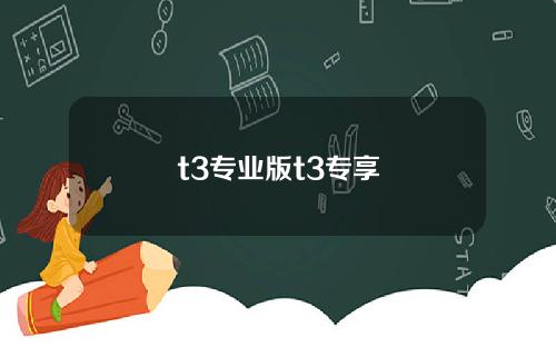 t3专业版t3专享