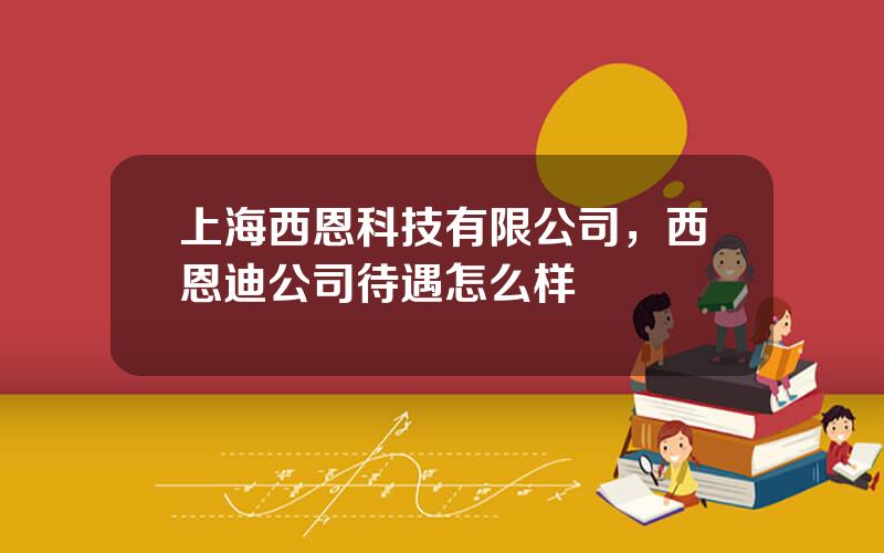 上海西恩科技有限公司，西恩迪公司待遇怎么样