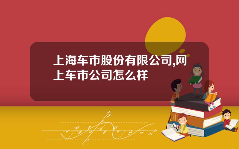 上海车市股份有限公司,网上车市公司怎么样